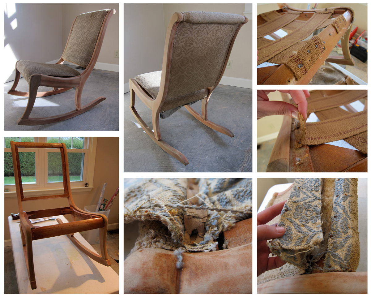 Alive & Kicking Rocking Chair Reupholstering