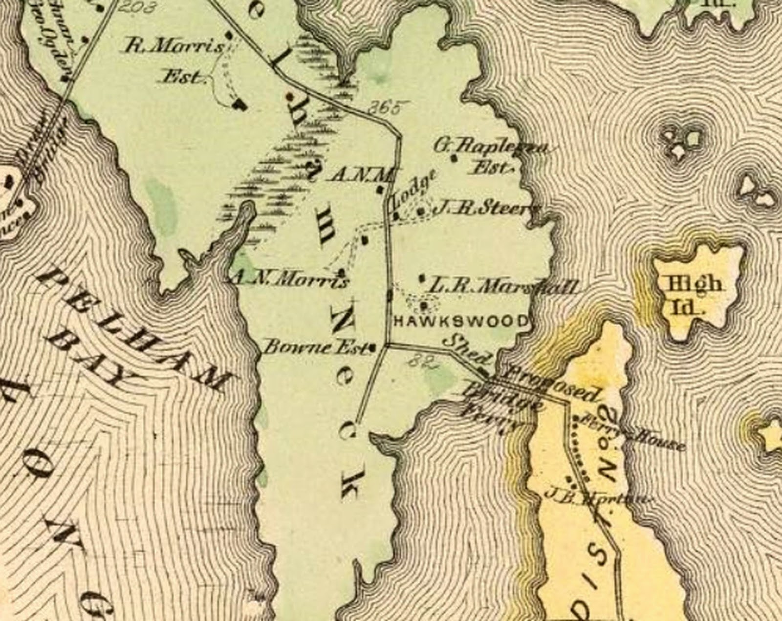 Historic Pelham Hawkswood, Also Known as the Marshall Mansion