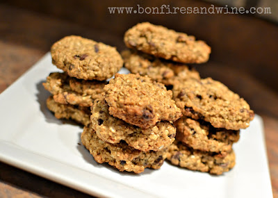 Low Fat Chocolate Chip Oatmeal Cookies