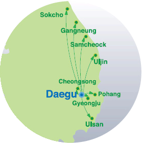 directions of Dongbu Intercity Bus Terminal