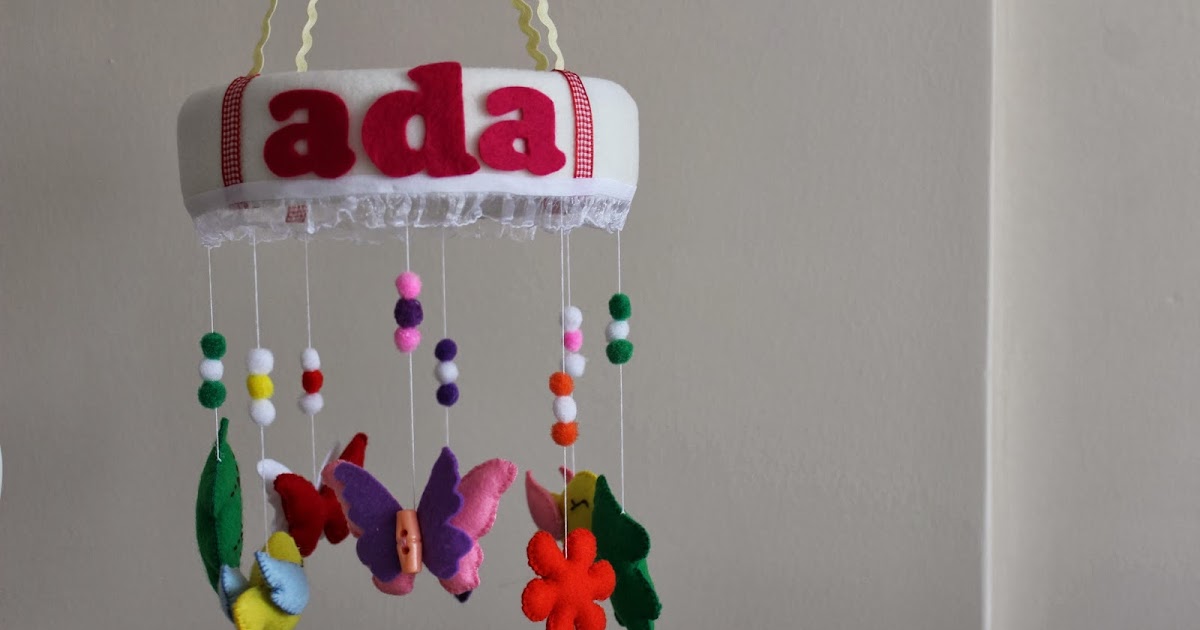 "Hobi Keçe ve Renklerden Mütevellit" Dönence Bebek Beşiği Oyuncağı )