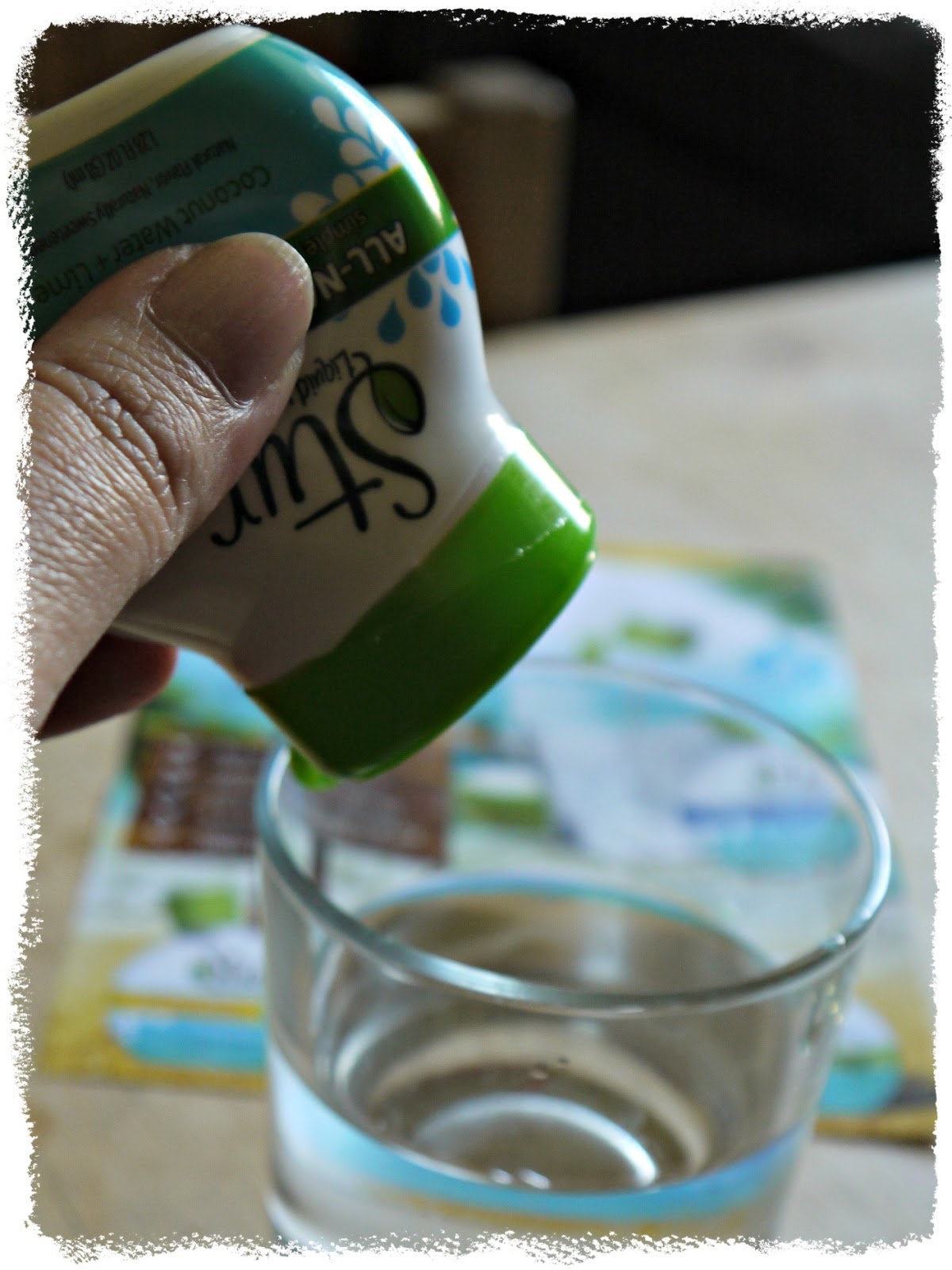 Inside the Wendy House Enjoy Drinking Water with Stur the Liquid