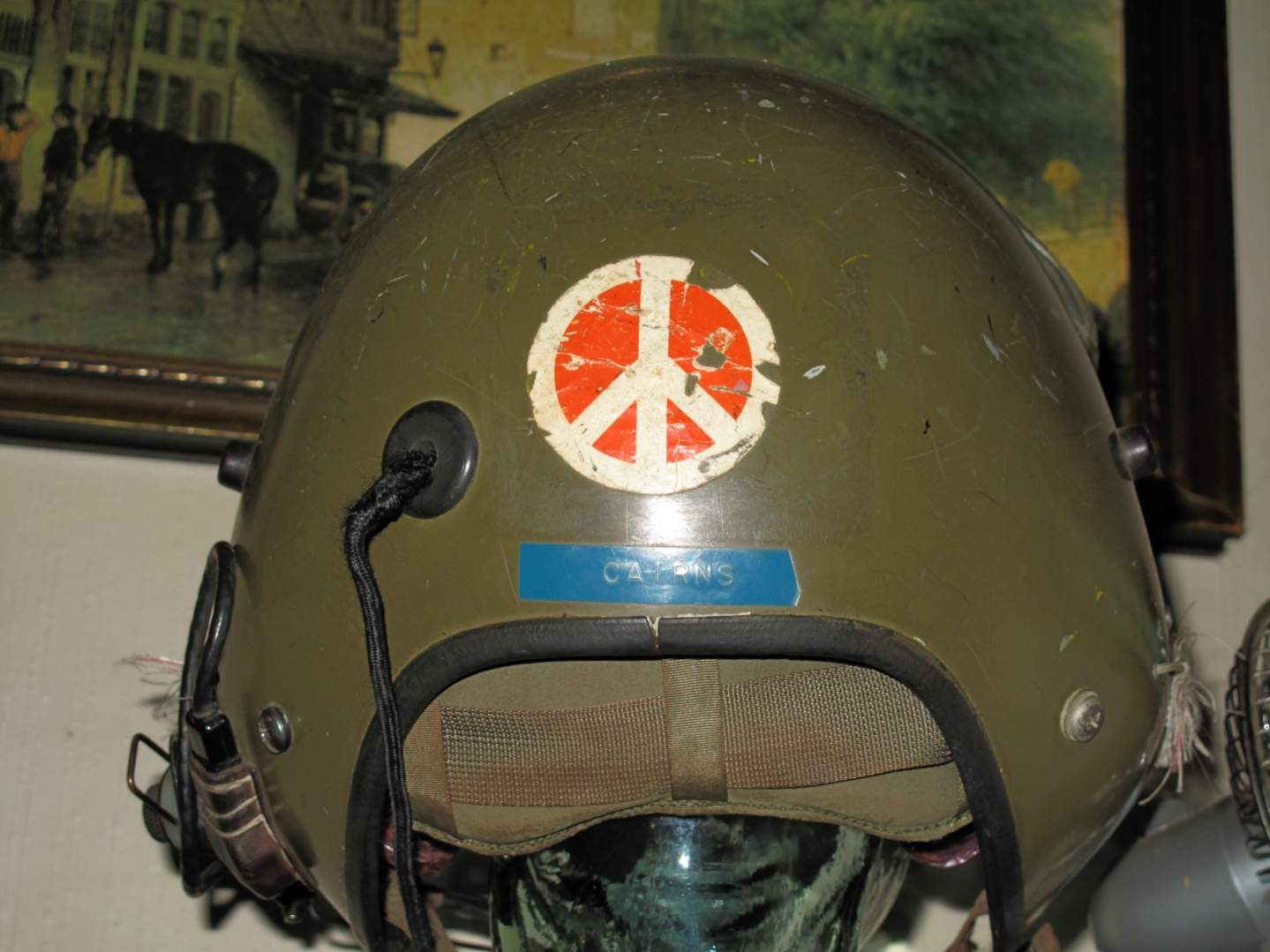 vietnam helmet writing