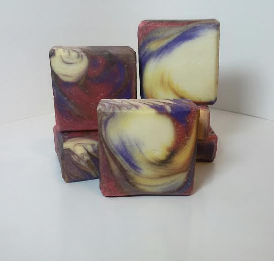 Handmade soap by Lede V. Clyde Slide Challenge Club The birth of the