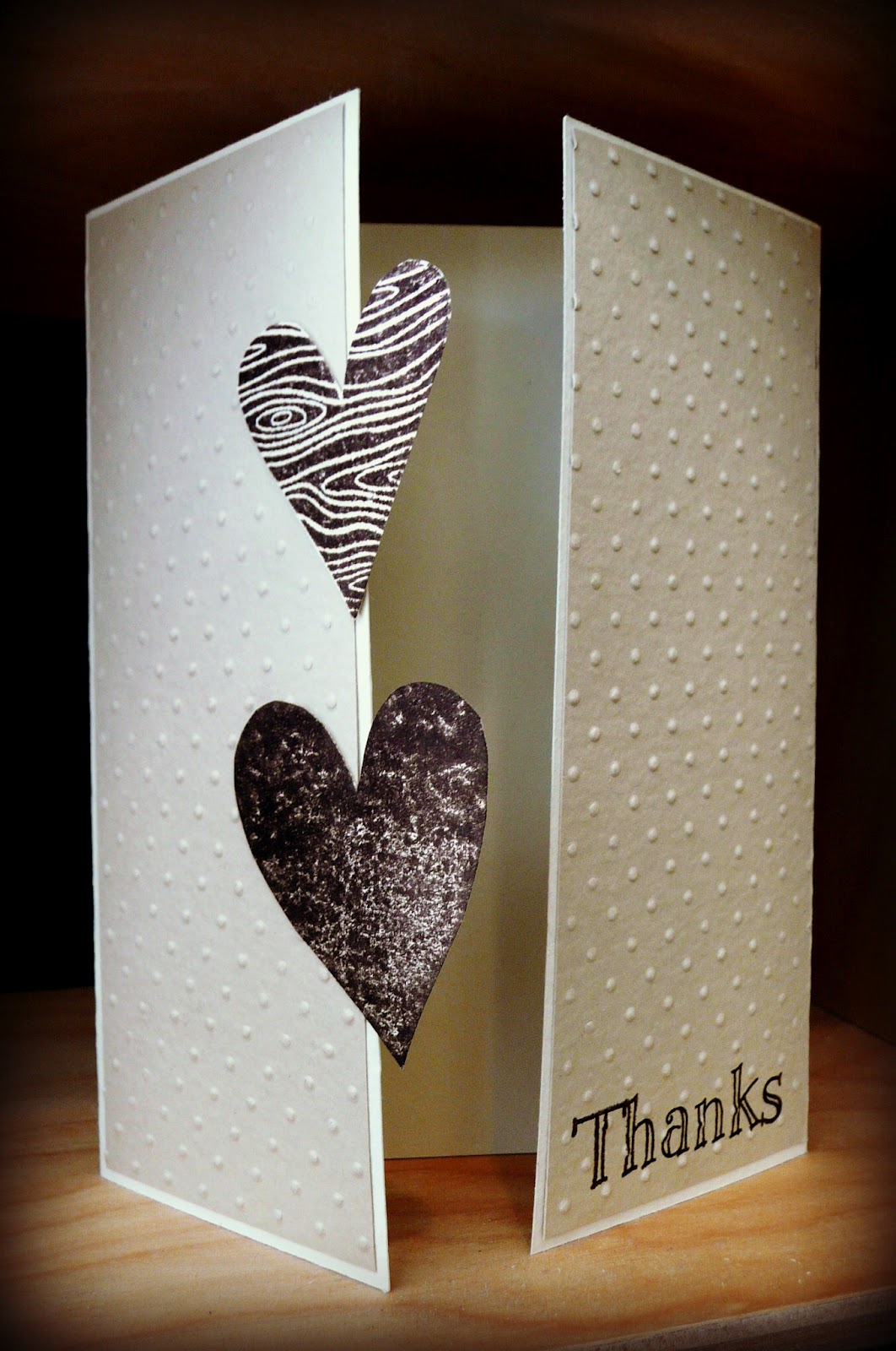 3 fold card