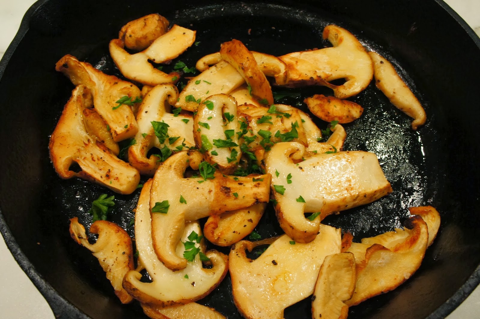 Roasted Matsutake Mushrooms