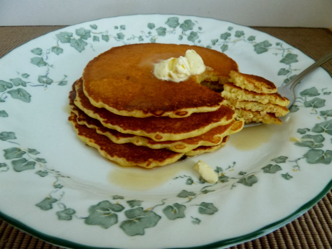 Baking and Cooking, A Tale of Two Loves Fluffy Cornmeal Pancakes