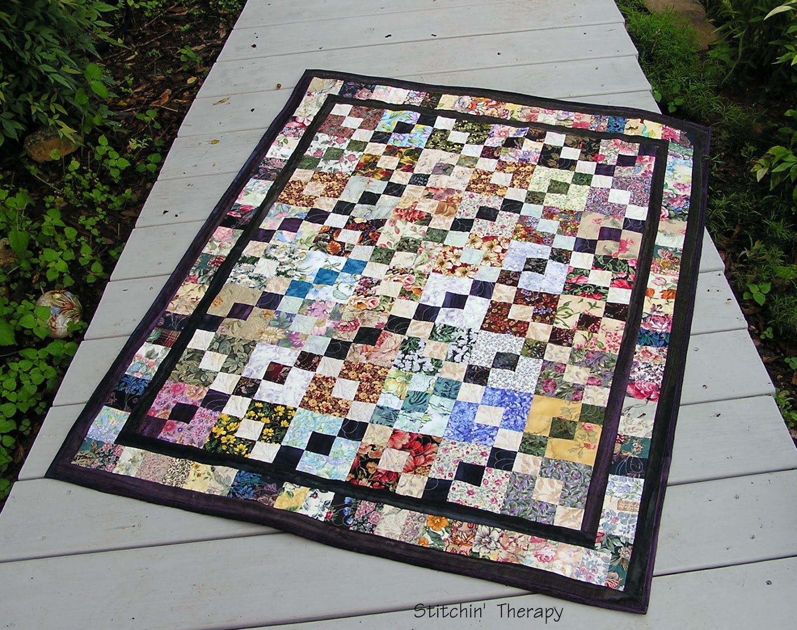 Stitchin' Therapy Comparing Carolina Chain quilts