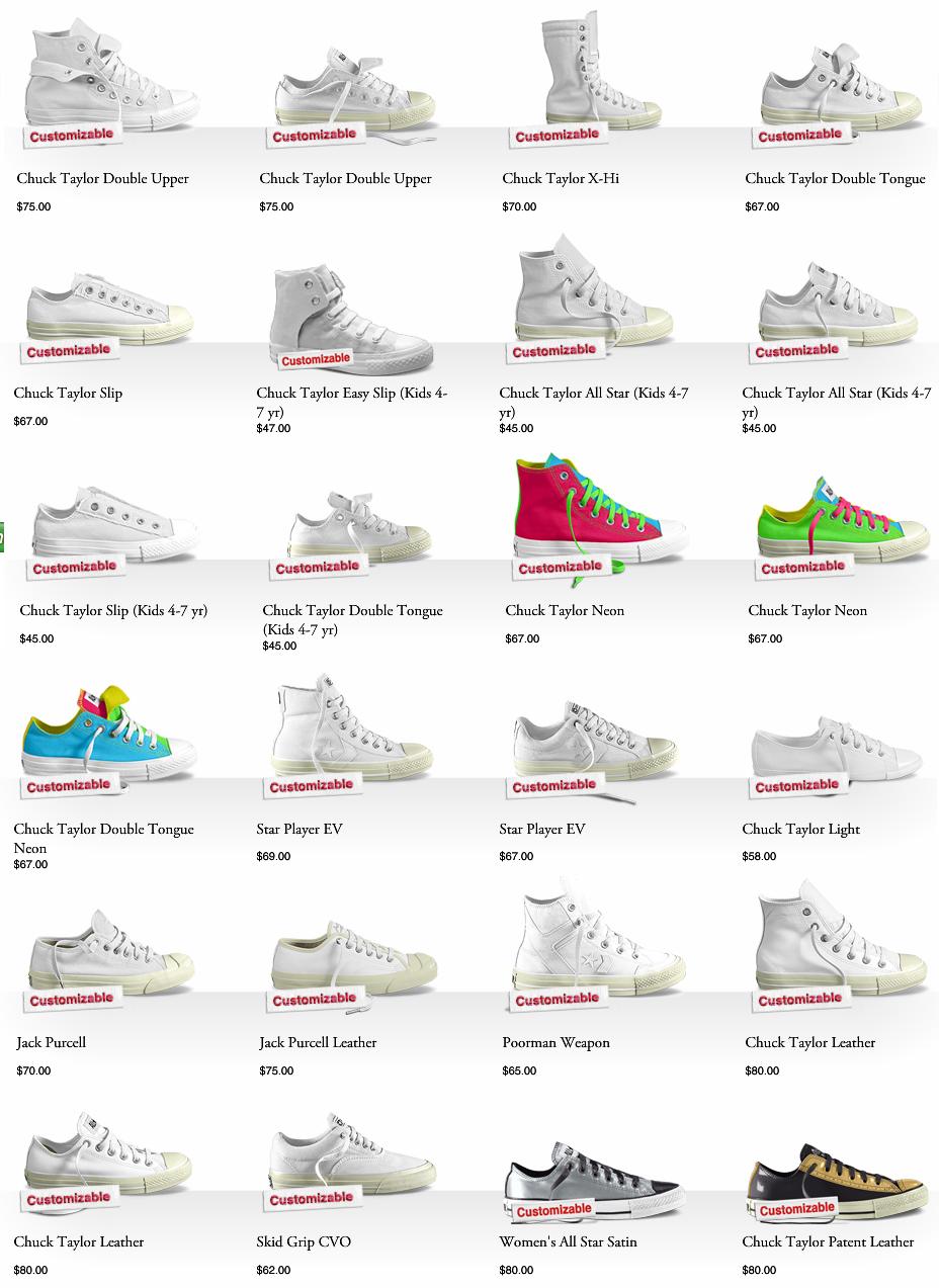 design converse shoes online