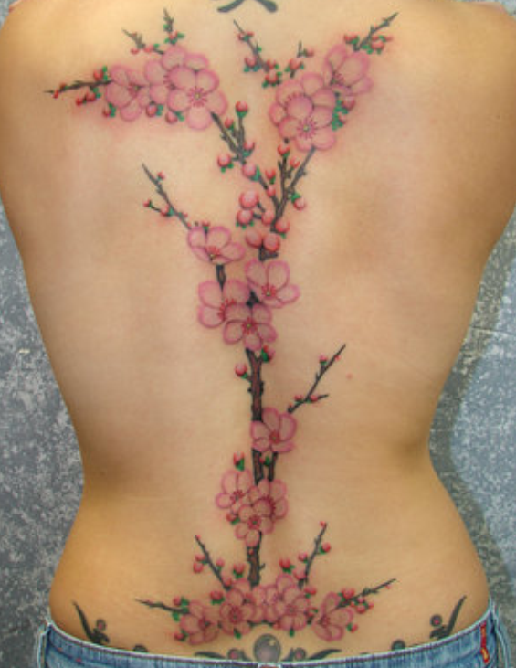 Bloom Spring Flowers Tattoo 