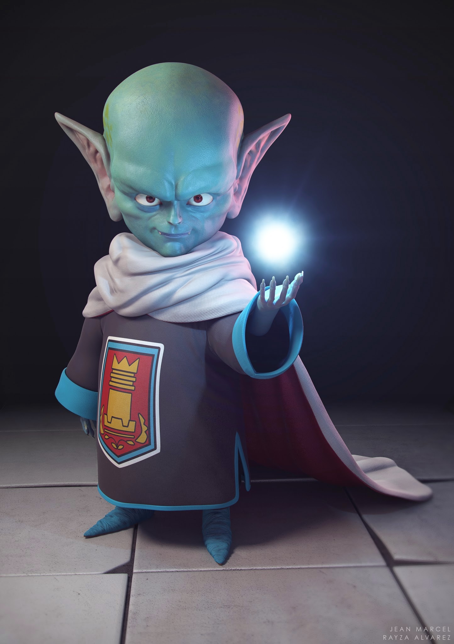 Jean Marcel Garlic Jr. Dragon Ball by 50 brazilian illustrators