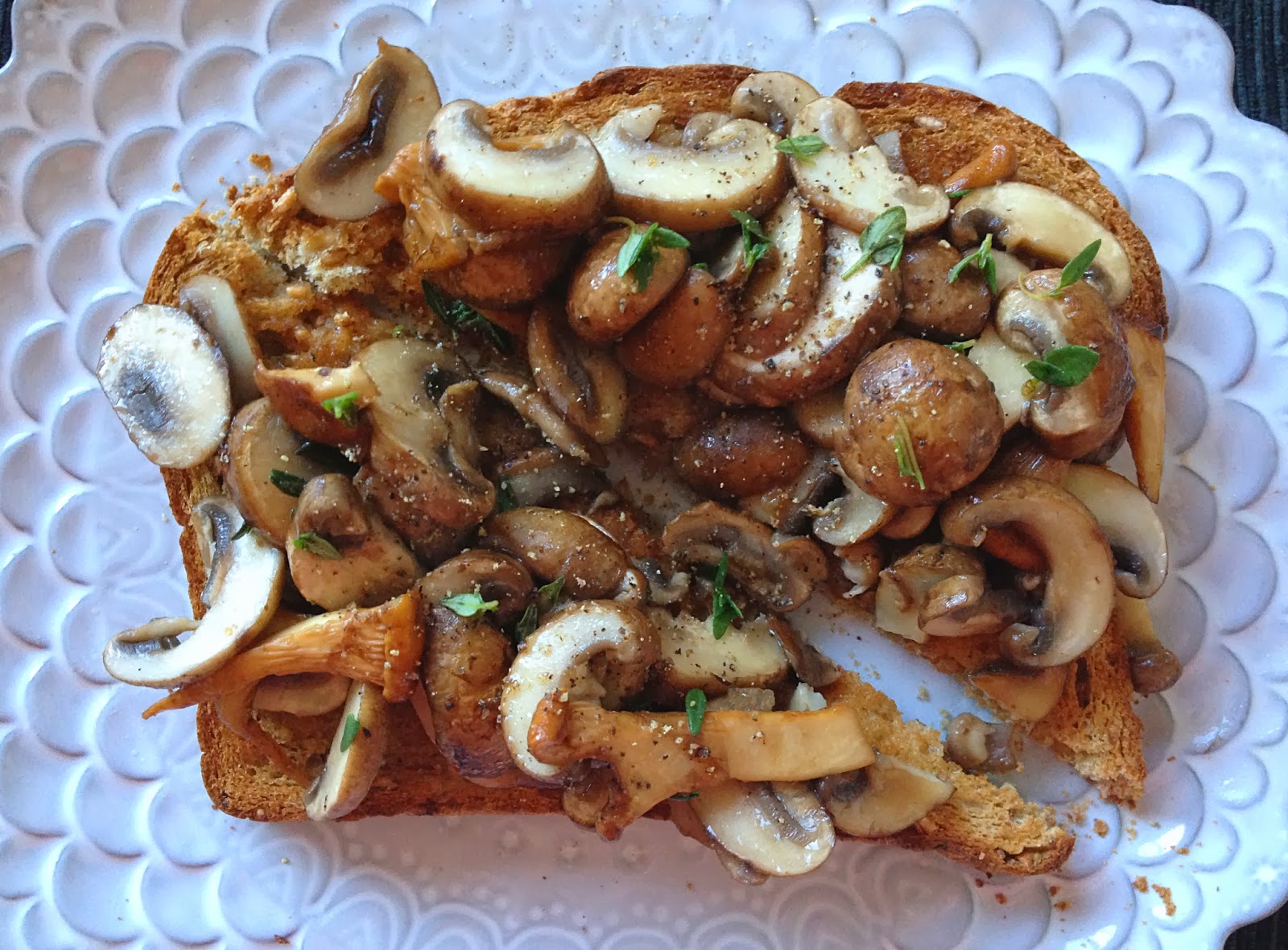 Mushrooms on Toast Caity