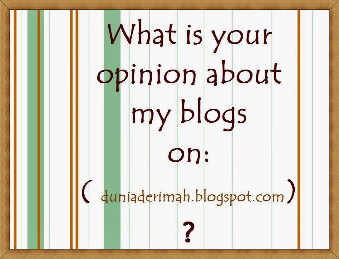 Tulis Komentar: about my blogs