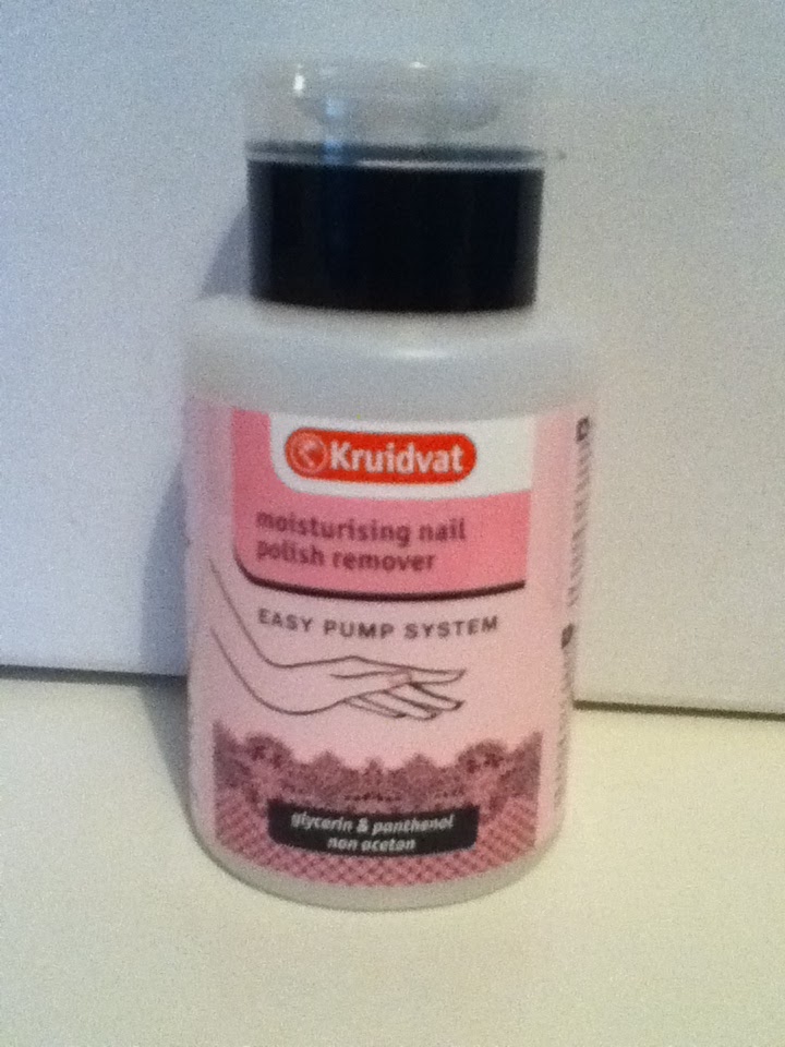 xJustBeautyx Kruidvat moisturising nail polish remover met pompje