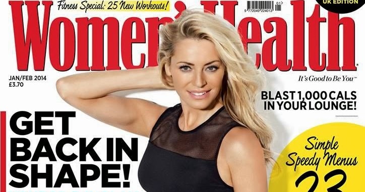Tess Daly Women’s Health UK Magazine Cover January 2014 HQ Scan