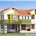 Contemporary Villa design - 2430 Sq. Ft