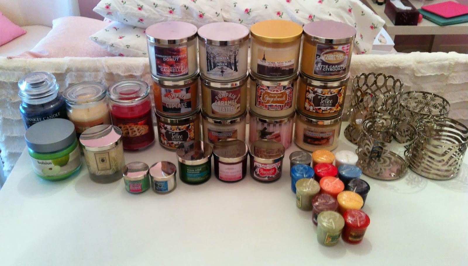 Lifestyle Blog Candle Collection & Storage