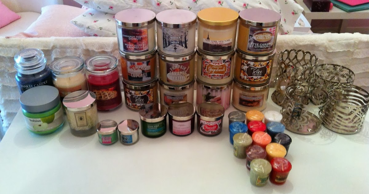 Lifestyle Blog Candle Collection & Storage