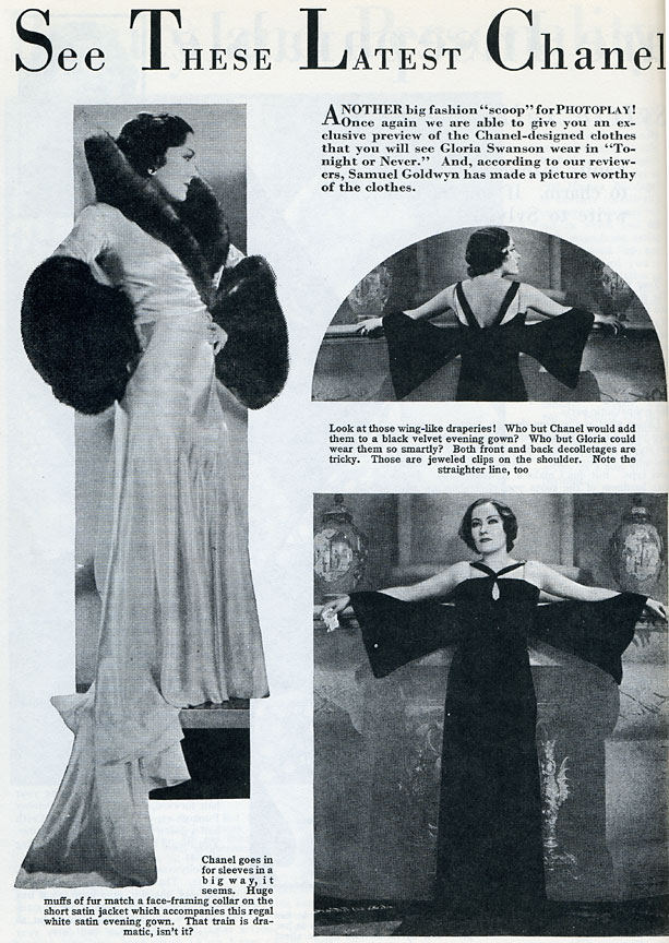 Tonight Or Never Gloria Swanson In A Gown By Coco Chanel 1931 Photo Print -  Item # VAREVCM8DTOOREC001H - Posterazzi