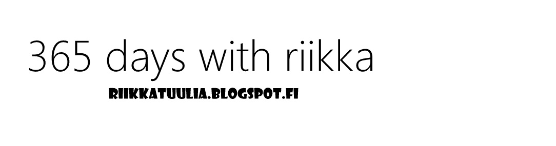 365 days with riikka