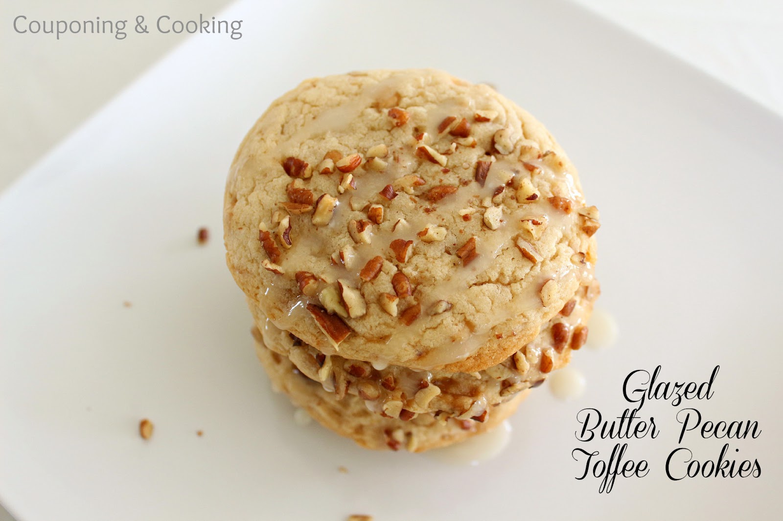 Tobins' Tastes Glazed Butter Pecan Toffee Cookies