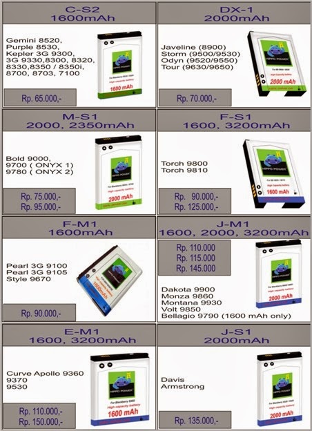 gambar baterai double power merk HIPPO