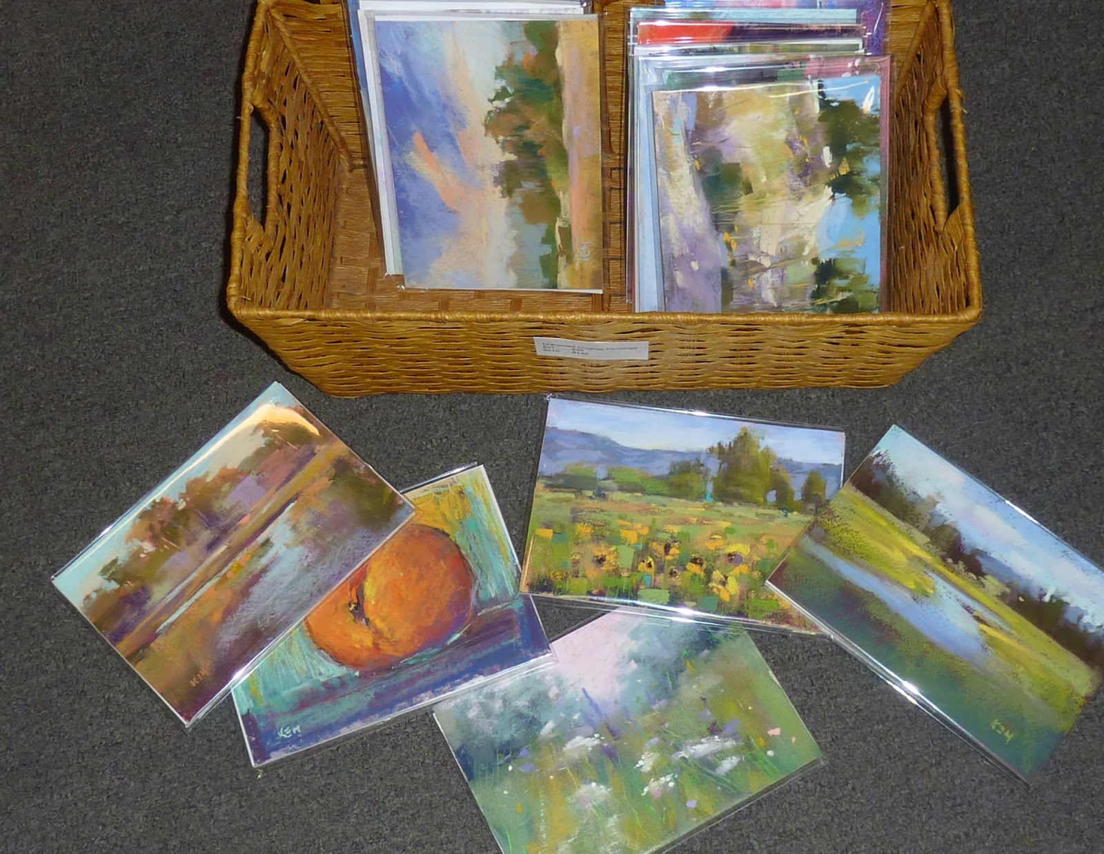 Painting My World How to Display Unframed Pastel Paintings