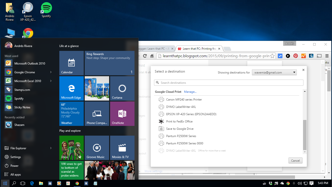 cloud print windows cloud print windows