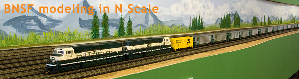 BNSF modeling in N Scale