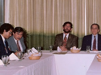 Ruben Olarte con el ex Ministro de Justicia Enrique Parejo González