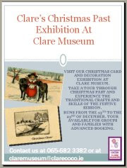 Clare’s Christmas Past Exhibition At Clare Museum 