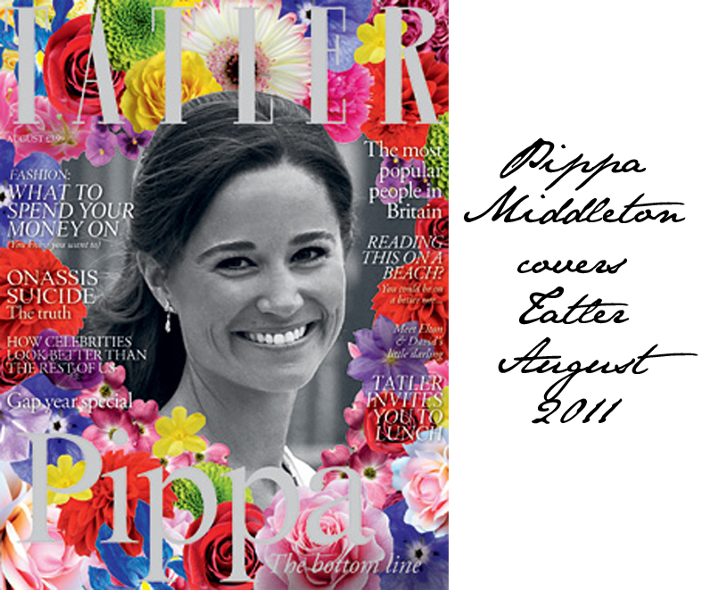 Pippa Middleton covers Tatler August 2011 Emily Jane Johnston