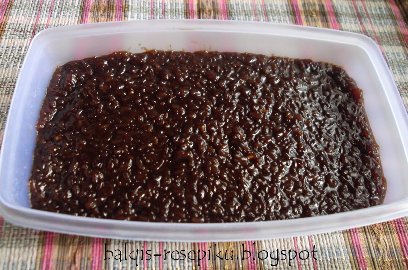 Resipi Kuih Manis Tradisional Wajik Gula Merah