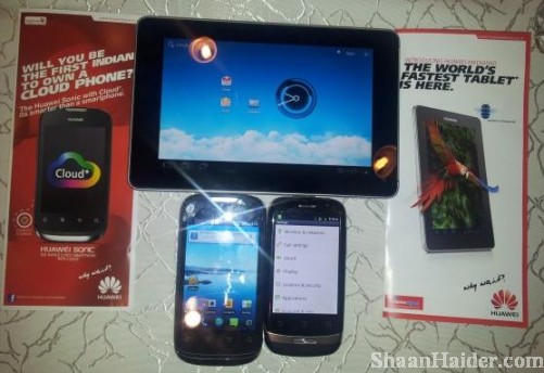 Huawei Bloggers Meet, Sonic, Ideos X3, MediaPad