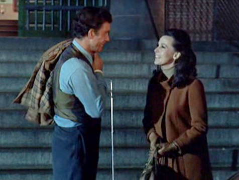Charly Gordon (Cliff Robertson) y Alice Kinnian (Claire Bloom) en Charly - Cine de Escritor Charly Gordon (Cliff Robertson) y Alice Kinnian (Claire Bloom) en Charly - Cine de Escritor