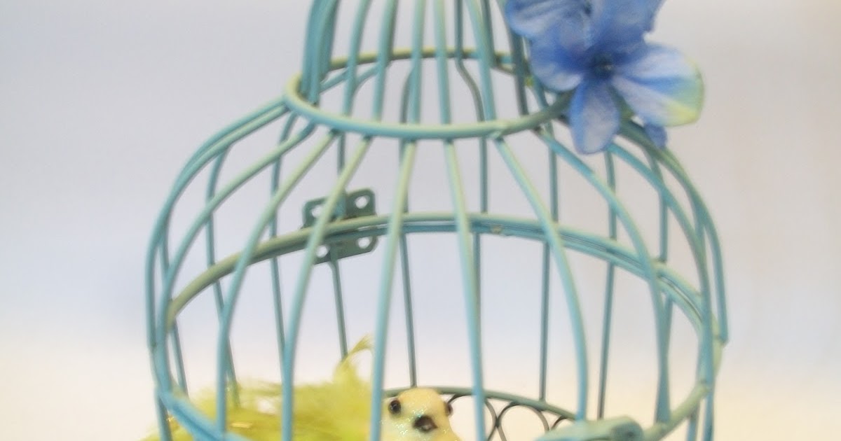 Pams Party & Practical Tips Bird Cage Centerpiece