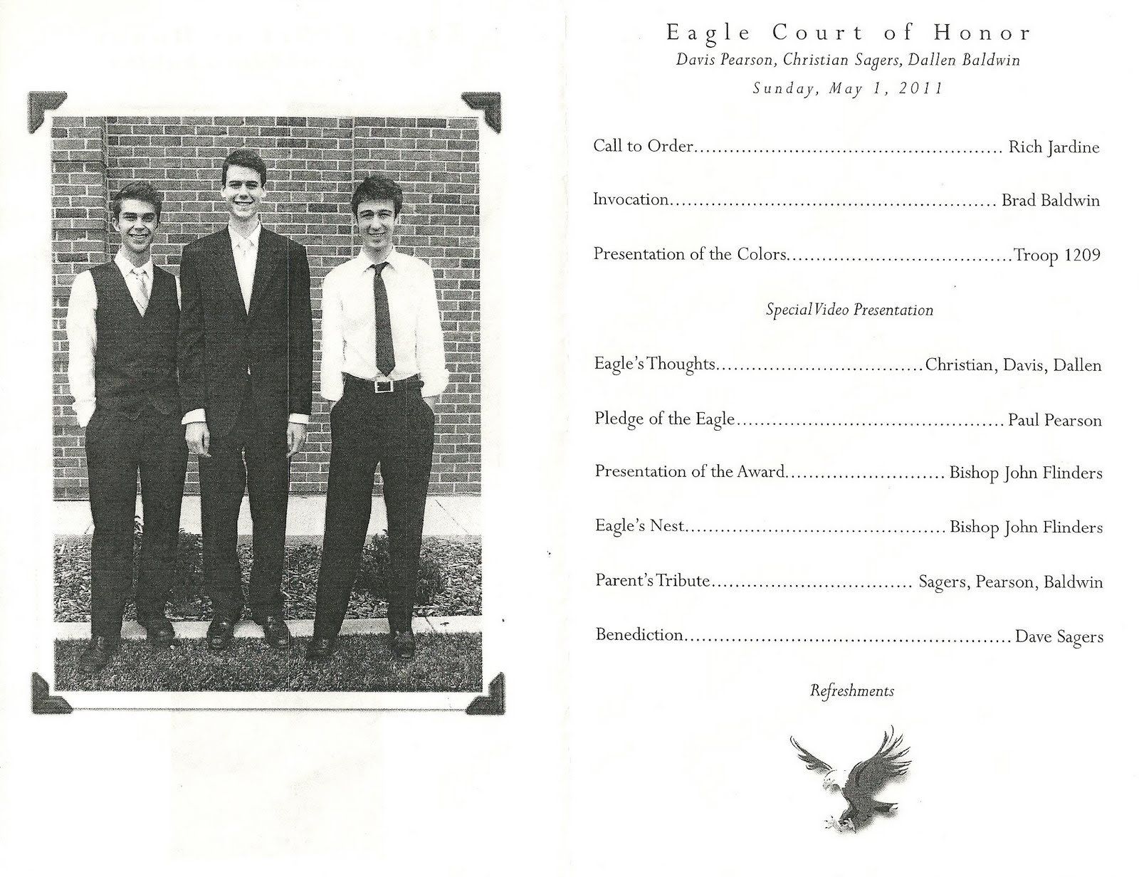 Eagle Court Of Honor Programs Template - FREE DOWNLOAD