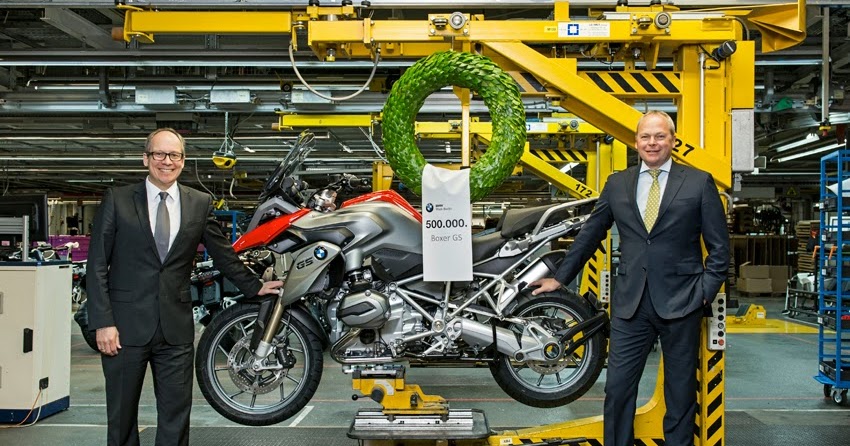Bmw Plant Berlin Manufactures 500 000th Bmw Gs Motorcycle