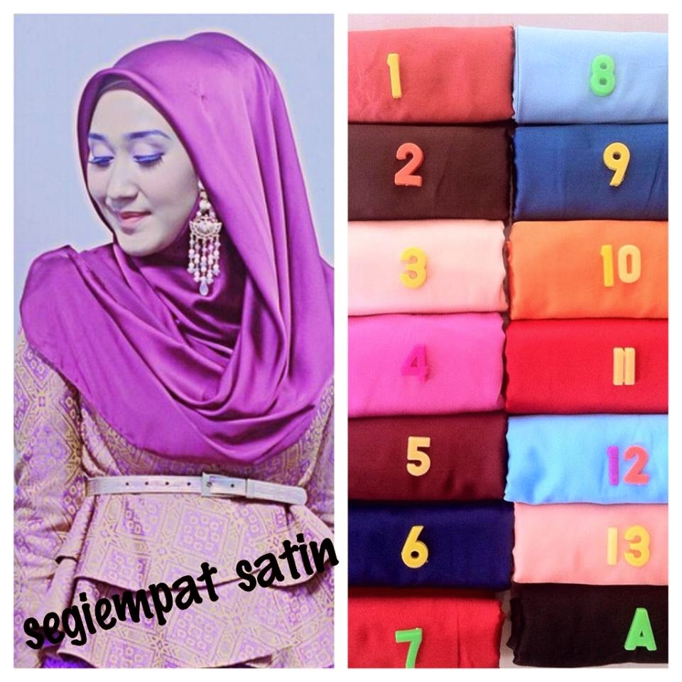 jilbab segi empat satin polos images jilbab segi empat satin polos images