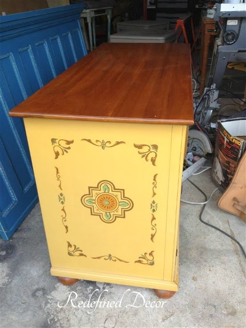 Buffet Makeover By Redefined Decor - Featured on Furniture Flippin' - www.FurnitureFlippin.com