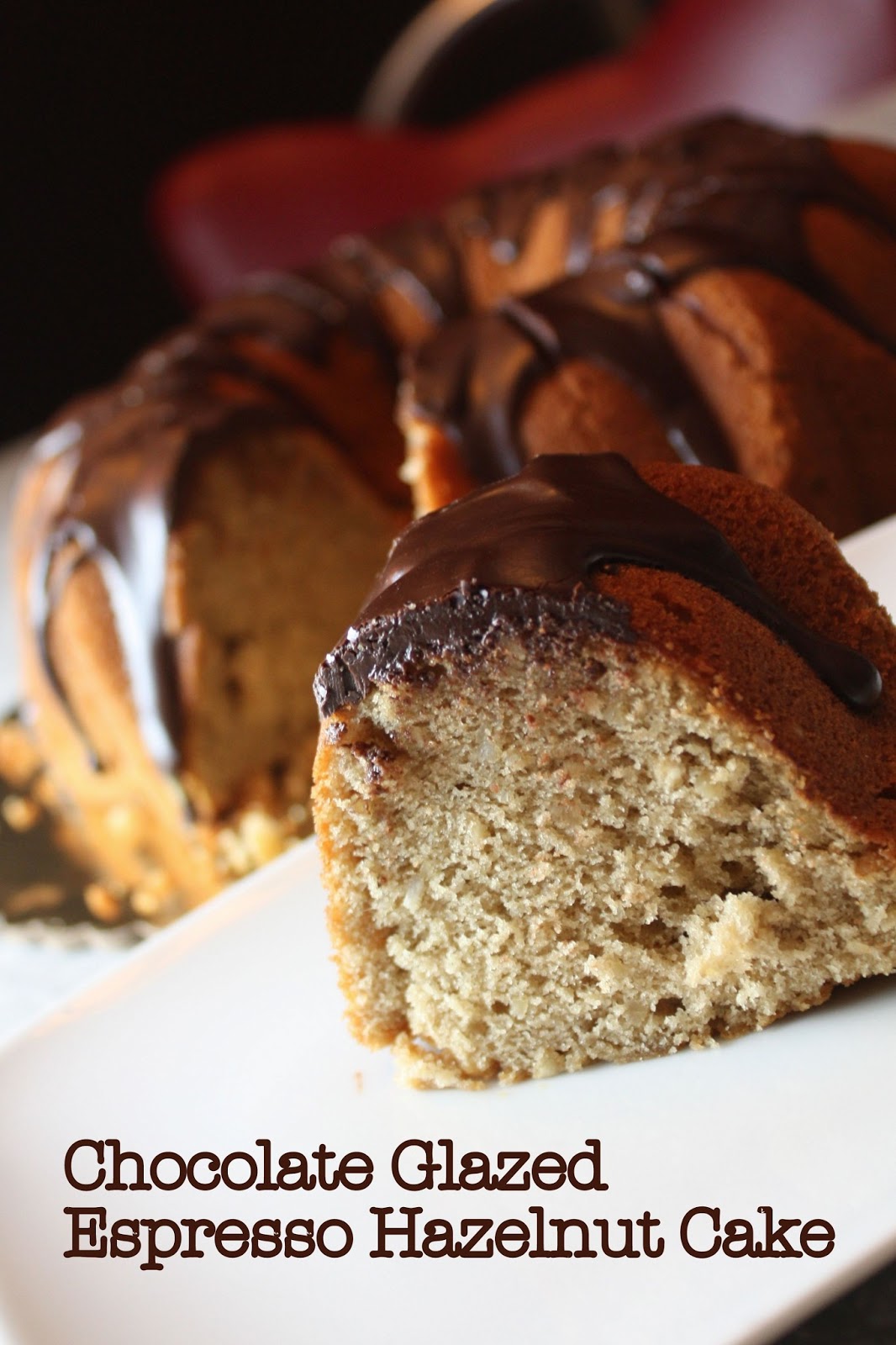 Chocolate Glazed Hazelnut Espresso Cake Dozen Flours