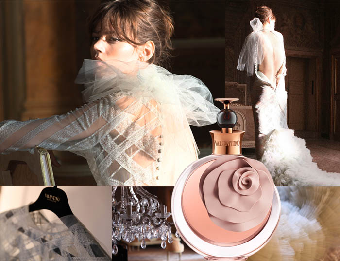 Fotos dos bastidores do ensaio O PERFUME DA VALENTINA_VALENTINA ASSOLUTO_Freja Beha_making of_White dress_vestido branco_Vestido valentino_vestido de gala_vestido de renda_perfume de rosa