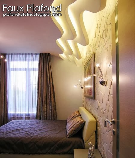 Faux plafonds pour chambre a coucher ~ tazmik.com for . Eclairage inspiration plafond