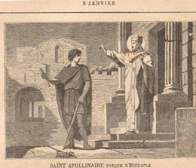 ICONOGRAPHIE CHRÉTIENNE Saint CLAUDE APOLLINAIRE d'HIÉRAPOLIS (l