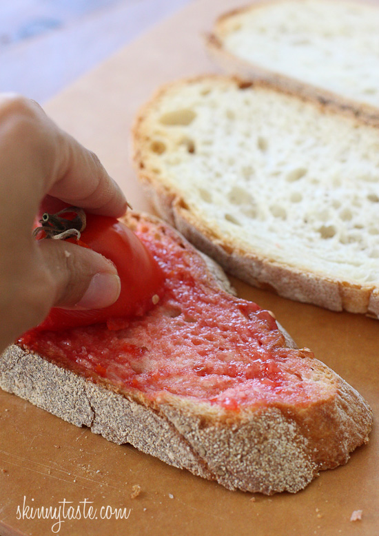 Pan con Tomate (Spanish Tomato Bread) Skinnytaste