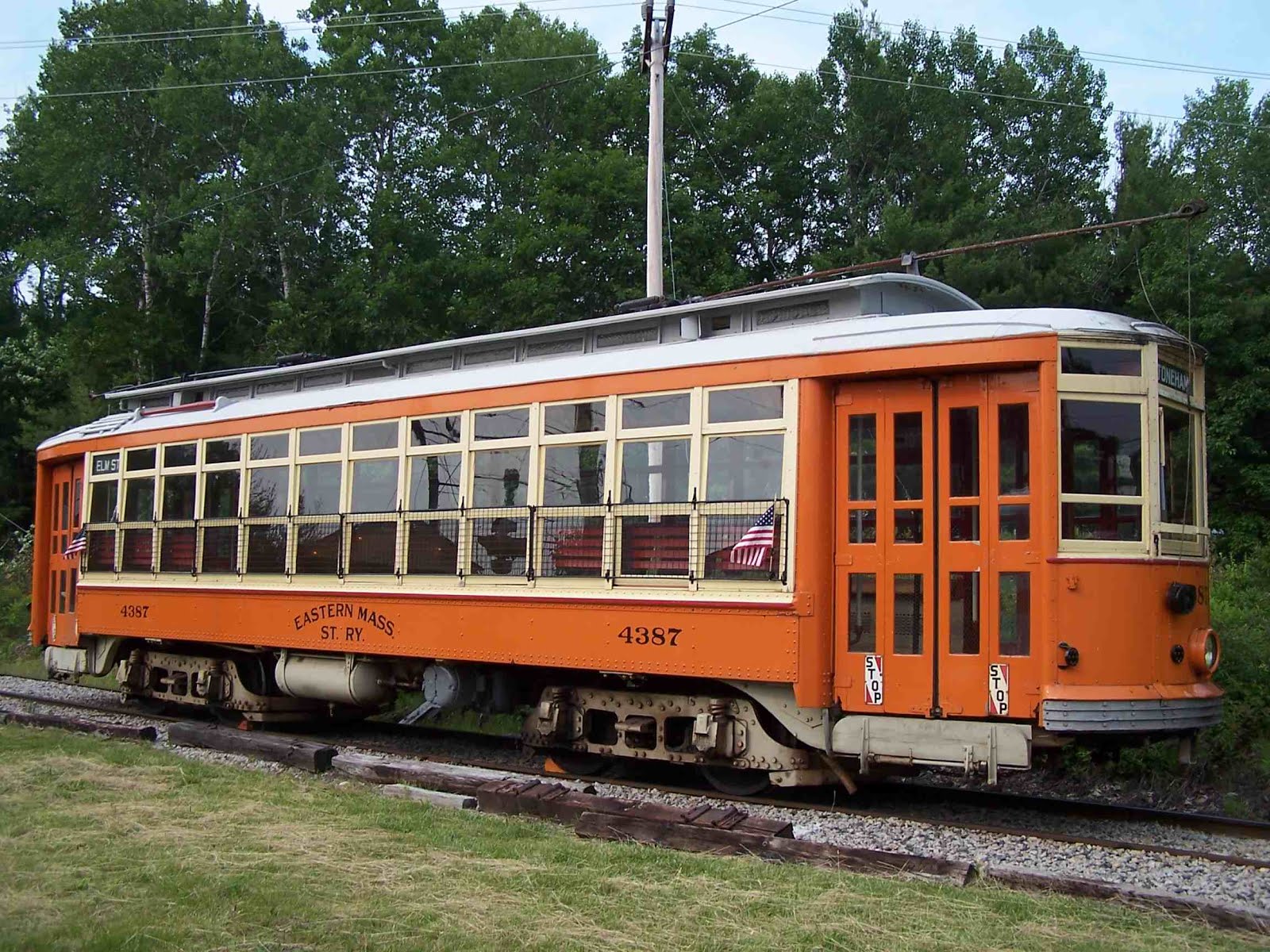 Narcissus 1912 Renovation Project No. 4387 Seashore Trolley Museum's Laconia Car Company