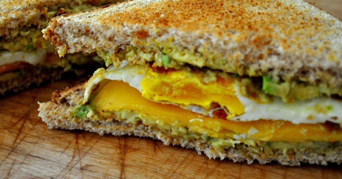 CookingwithSweetface: Avocado and Egg Breakfast Sandwich