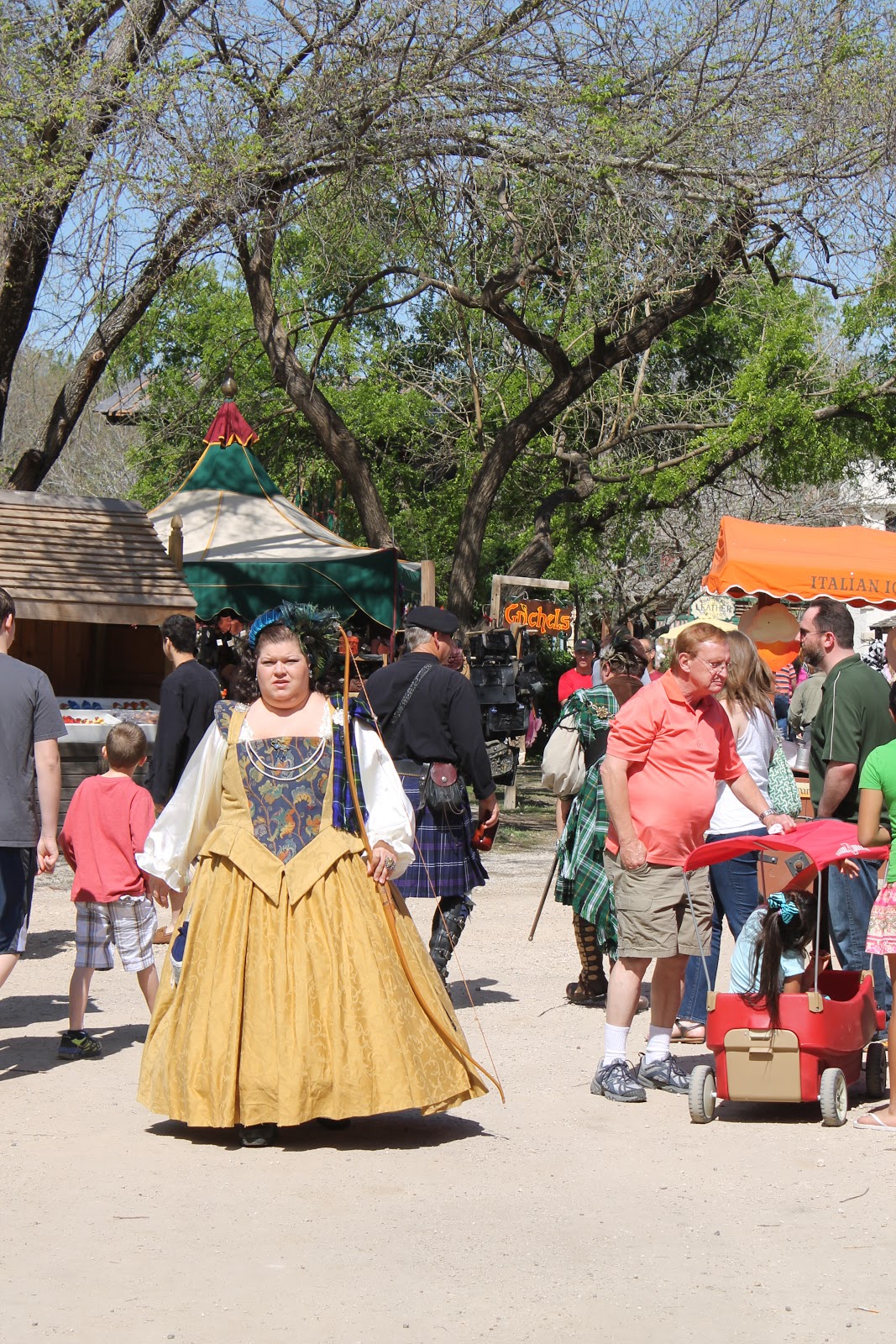Life in Gingerbread Town Scarborough Faire in Waxahachie, Texas
