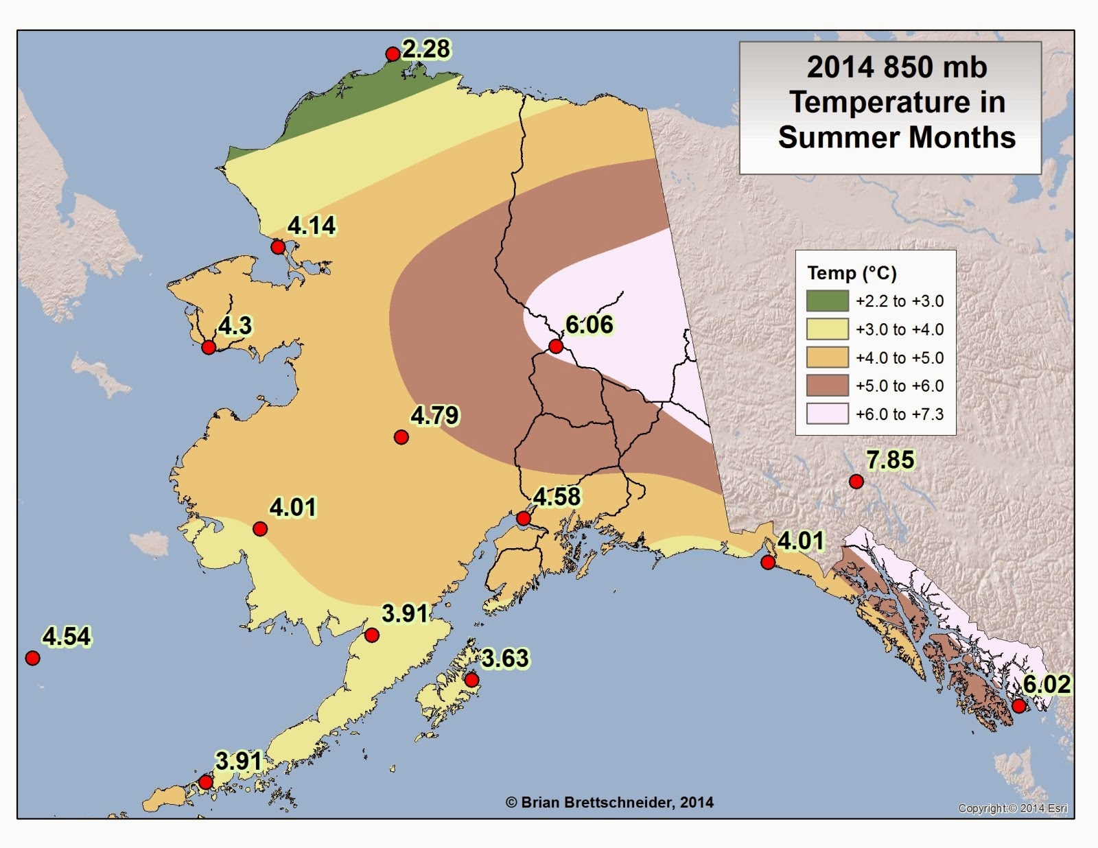 Deep Cold Alaska Weather & Climate Upper Air This Summer Part I