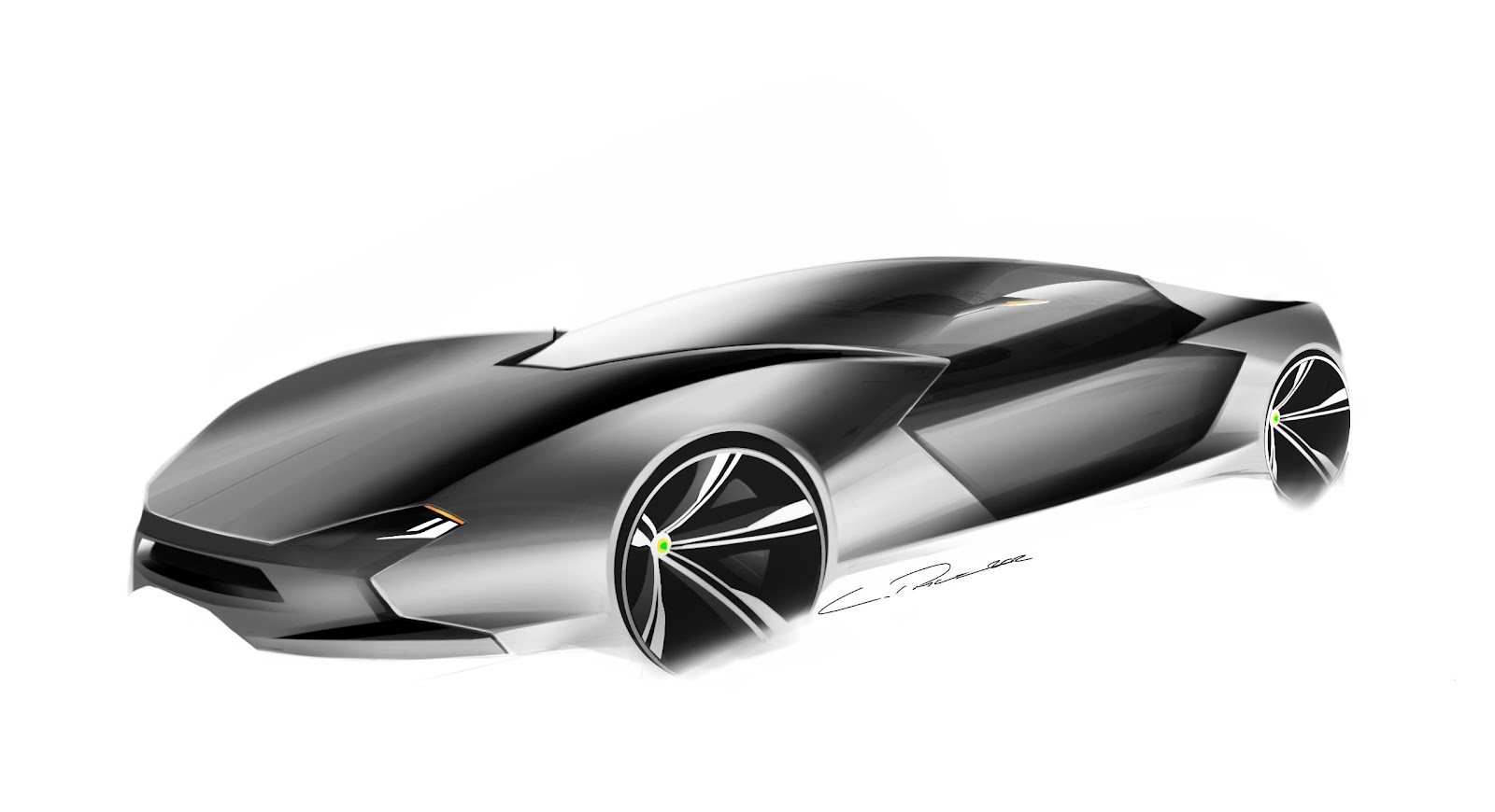 lnpdesign Lotus Evora sketch